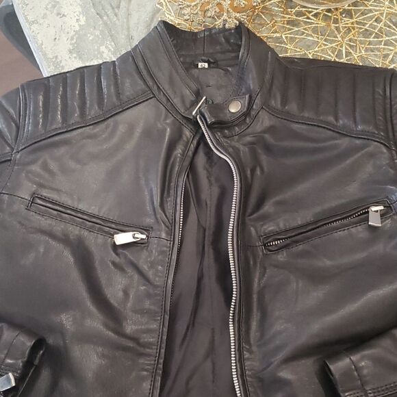 𝅺trafaluc Zara Biker Leather Jacket - Picture 3 of 5